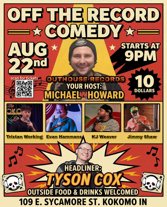 .Off the Record Comedy/Aug22nd.